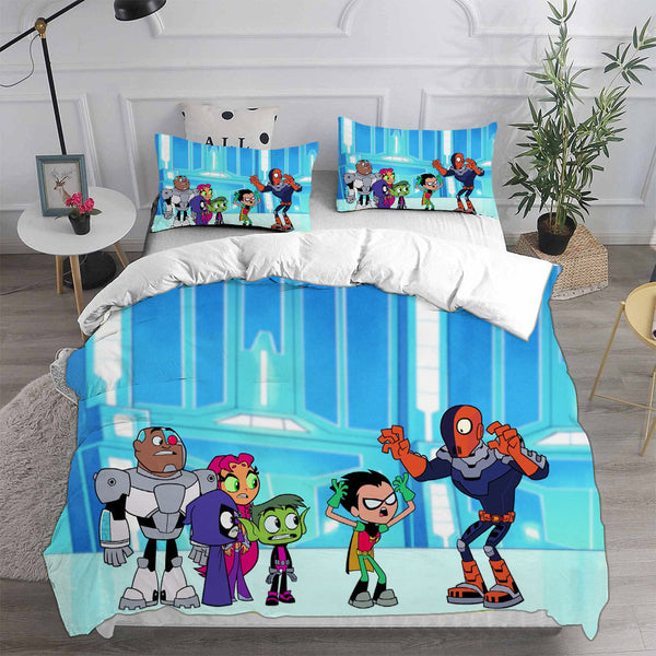 Teen Titans Go Bedding Sets Duvet Cover Comforter Set