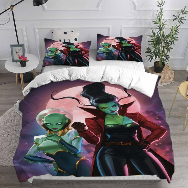 Creature Commandos Bedding Set Duvet Cover Comforter Sets
