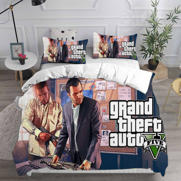 Grand Theft Auto V Bedding Sets Duvet Cover Comforter Set
