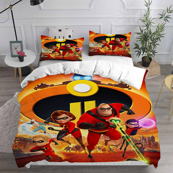 The Incredibles Bedding Sets Duvet Cover Comforter Set