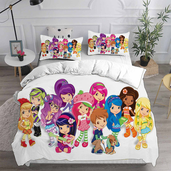 Strawberry Shortcake's Berry Bitty Adventures Bedding Set Duvet Cover Comforter Sets