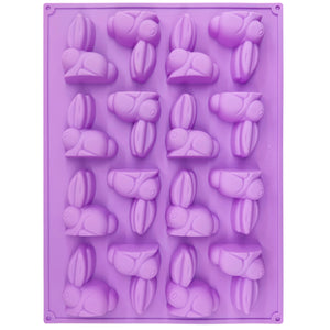 1 Pcs Mini Rabbit Silicone Mold for Scented Wax Melts, Chocolate Truffles, Candy, Jelly, Ice Cube Tray