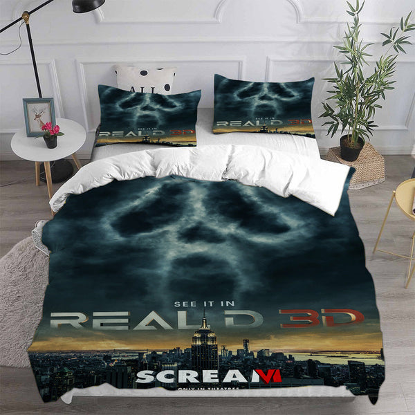 Scream VI Bedding Sets Duvet Cover Comforter Set
