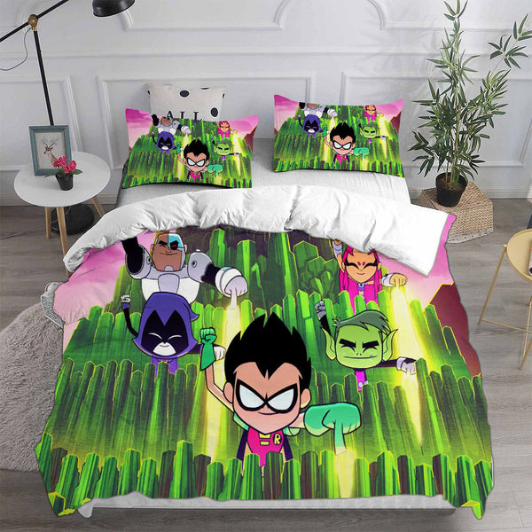 Teen Titans Go Bedding Sets Duvet Cover Comforter Sets