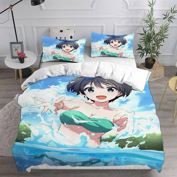 Rent A Girlfriend Season 2 Bedding Sets Duvet Cover Halloween Cosplay Comforter Sets