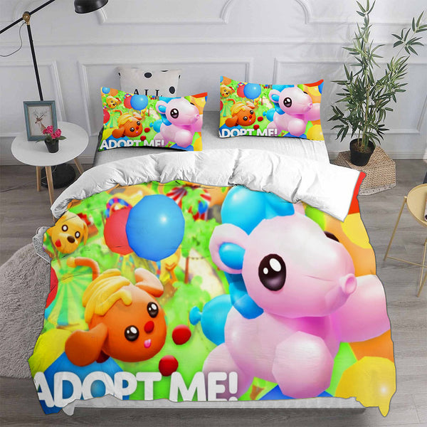 Adopt Me Bedding Set Duvet Cover Comforter Sets