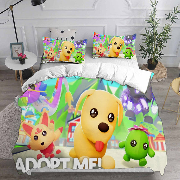 Adopt Me Bedding Set Duvet Cover Comforter Sets