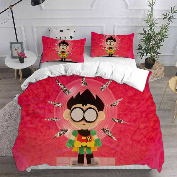 Teen Titans Go Bedding Sets Duvet Cover Comforter Set