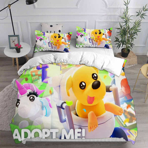 Adopt Me Bedding Set Duvet Cover Comforter Sets
