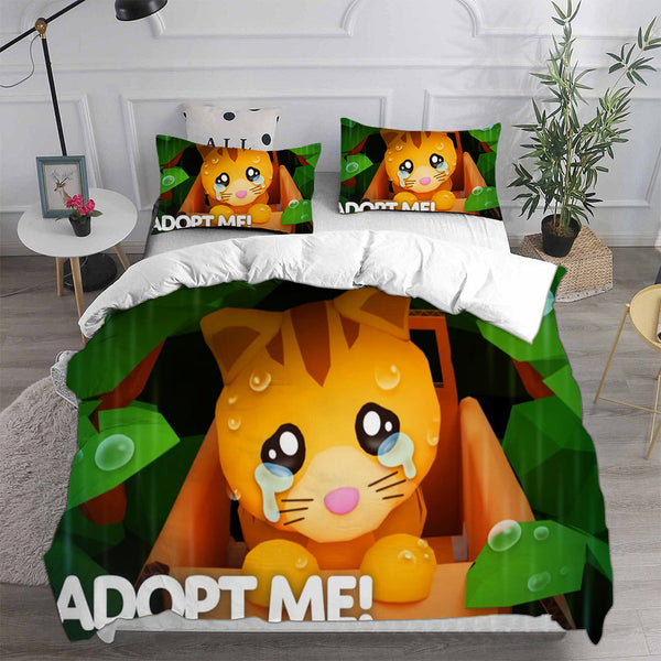 Adopt Me Bedding Set Duvet Cover Comforter Sets