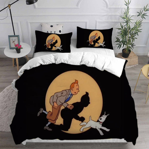 The Adventures of Tintin Bedding Sets Duvet Cover Comforter Set