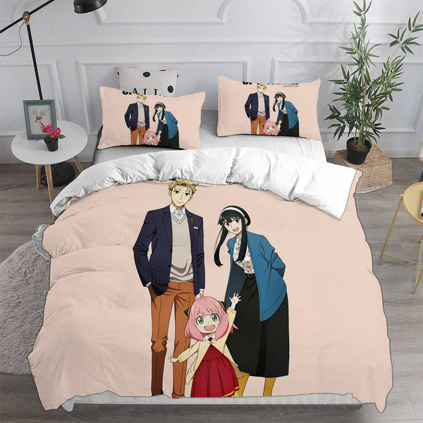 Spy x Family Cosplay Bedding Sets Duvet Cover Halloween Comforter Sets