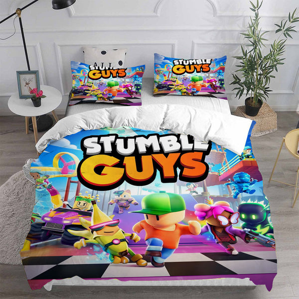 Stumble Guys Bedding Sets Duvet Cover Comforter Set