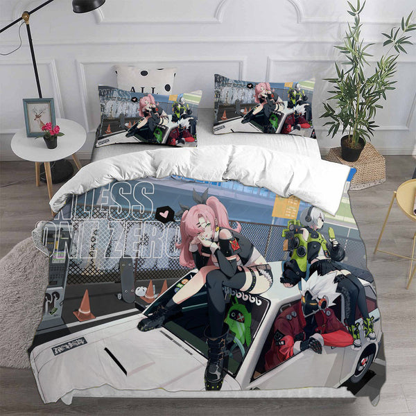 Zenless Zone Zero Bedding Sets Duvet Cover Halloween Cosplay Comforter Sets