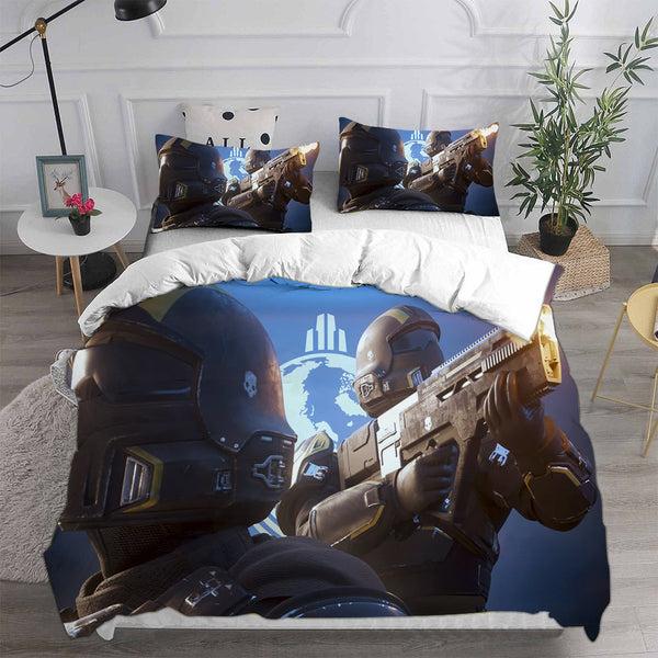 Helldivers 2 Bedding Sets Duvet Cover Comforter Set