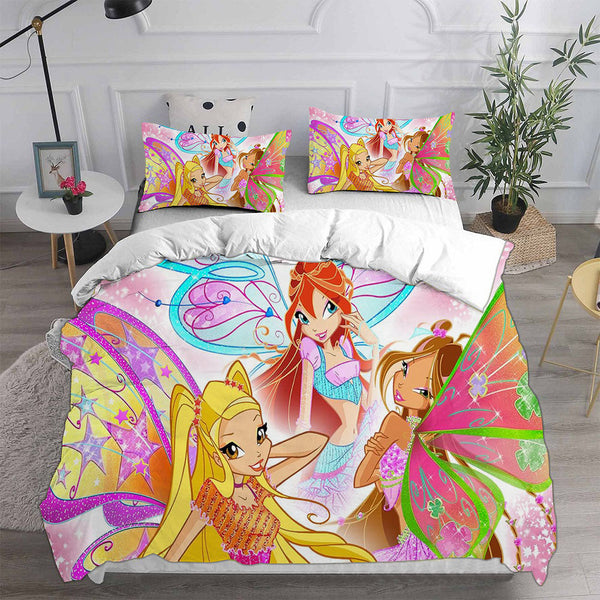 Winx Club Bedding Set Duvet Cover Comforter Sets