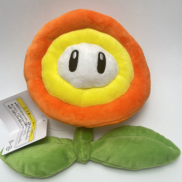 Sunflower Plush Doll Mario Cosplay Plush Toy Halloween Doll Props