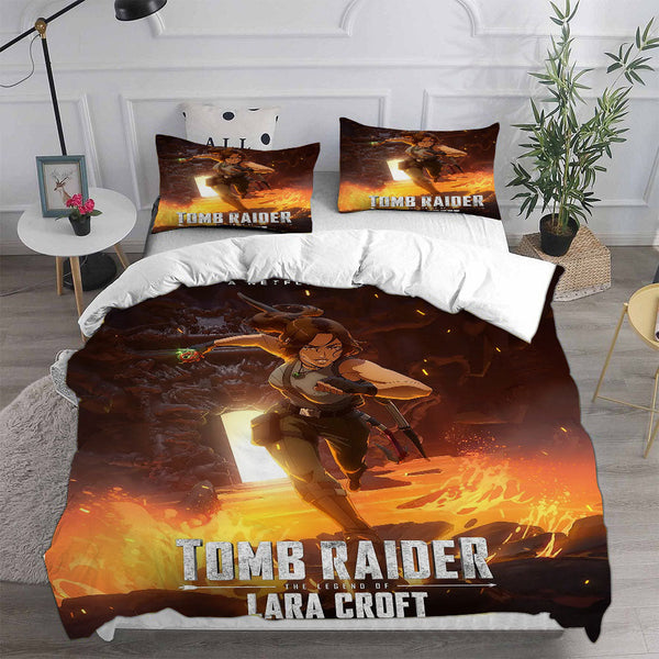 Tomb Raider Bedding Set Duvet Cover Comforter Sets