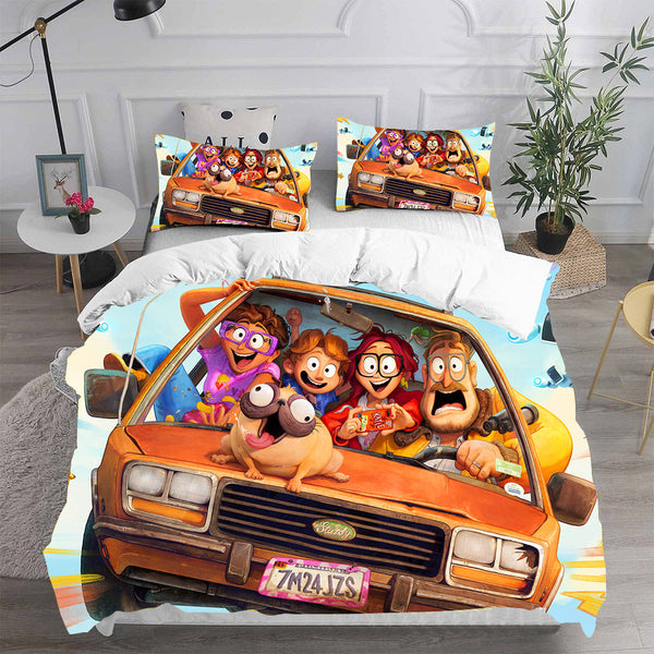 The Mitchells Vs The Machines Cosplay Bedding Sets Duvet Cover Halloween Comforter Sets