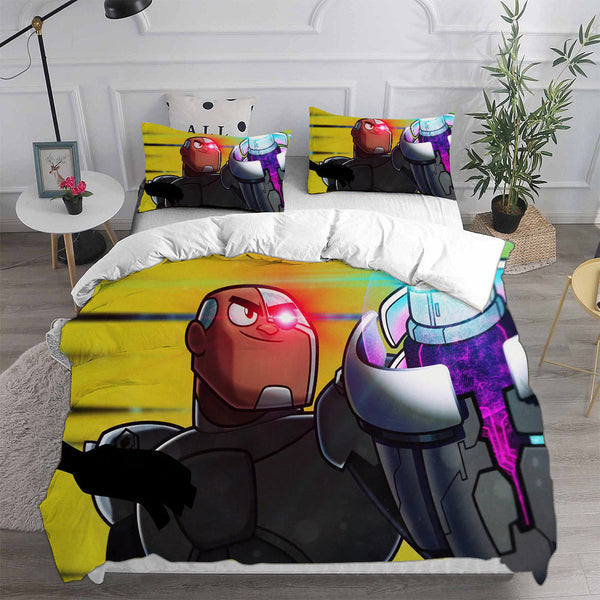 Teen Titans Go Bedding Sets Duvet Cover Comforter Set