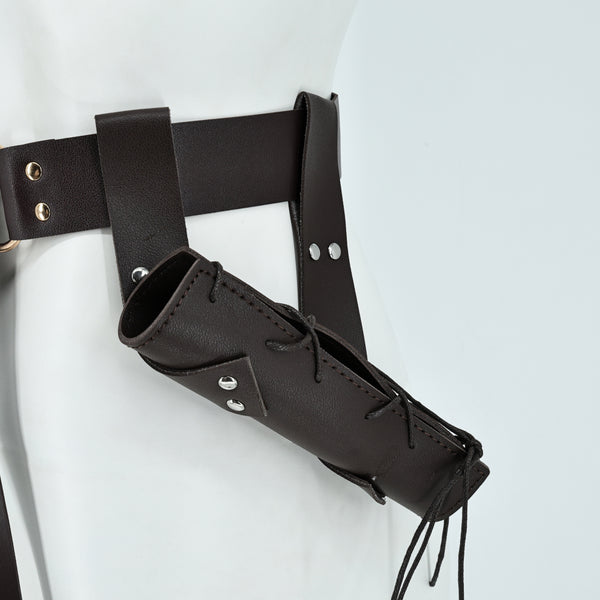 4 Pcs Potion Bottle Belt Witch and Wizard Costume Accessory Dark Magic Cork Potion Bottle Renaissance Belt Medieval  Accessory