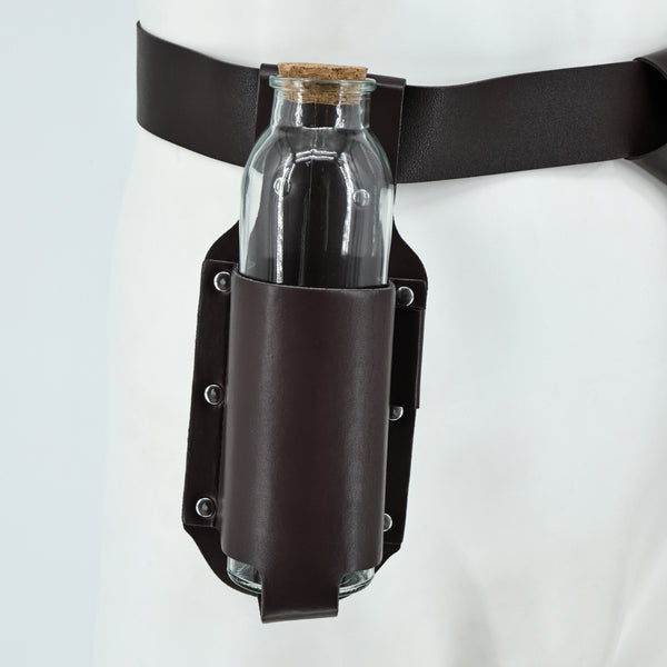 4 Pcs Potion Bottle Belt Witch and Wizard Costume Accessory Dark Magic Cork Potion Bottle Renaissance Belt Medieval  Accessory