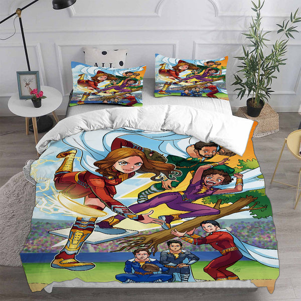 Shazam Fury of the Gods Bedding Sets Duvet Cover Comforter Set