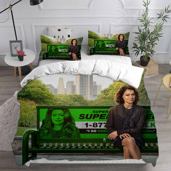 She Hulk 2022 Bedding Sets Duvet Cover Halloween Cosplay Comforter Sets