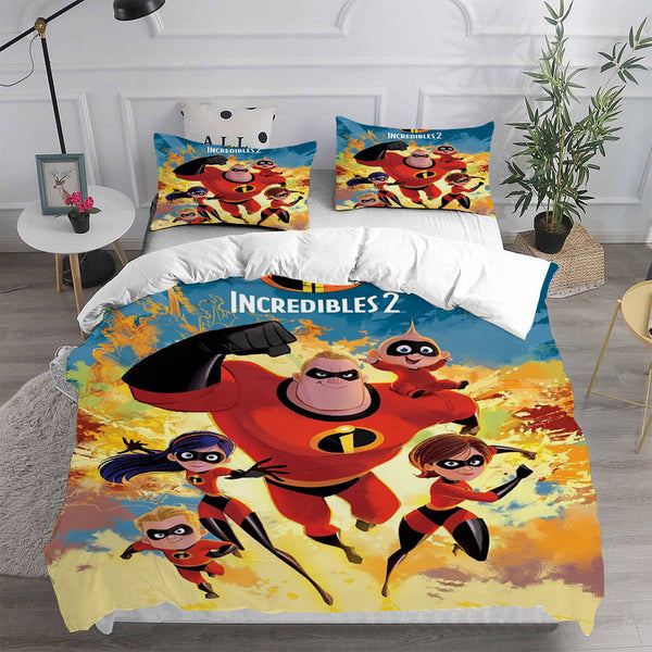 The Incredibles Bedding Sets Duvet Cover Comforter Set
