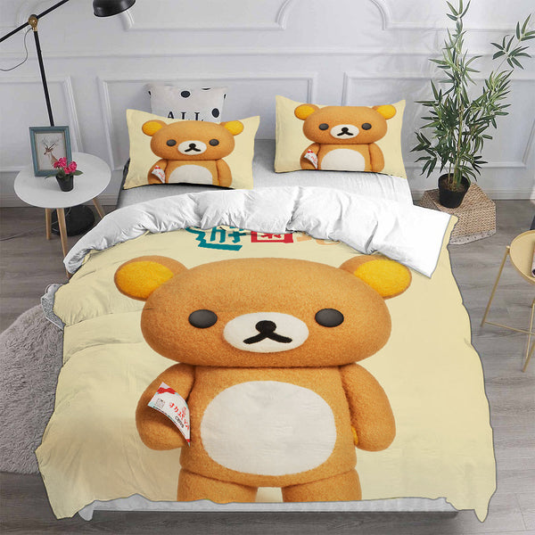 Rilakkuma's Theme Park Adventure Bedding Sets Duvet Cover Halloween Cosplay Comforter Sets
