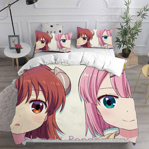 The Demon Girl Next Door Cosplay Bedding Sets Duvet Cover Halloween Comforter Sets