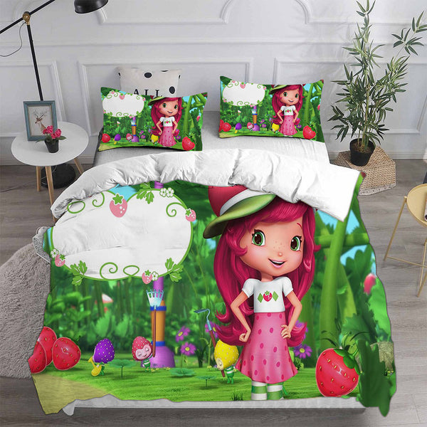 Strawberry Shortcake's Berry Bitty Adventures Bedding Set Duvet Cover Comforter Sets