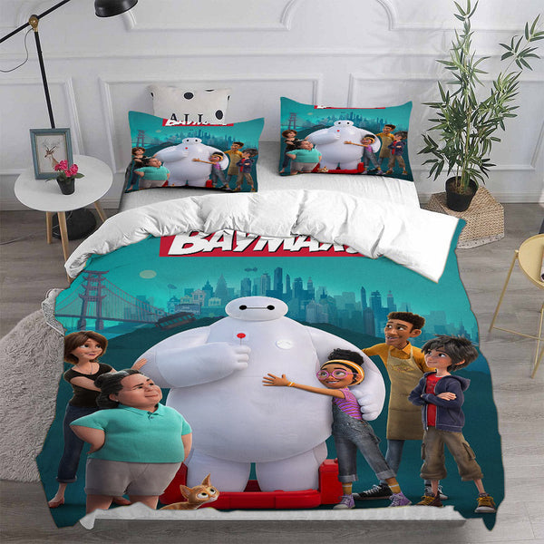 Baymax Cosplay Bedding Sets Duvet Cover Halloween Comforter Sets