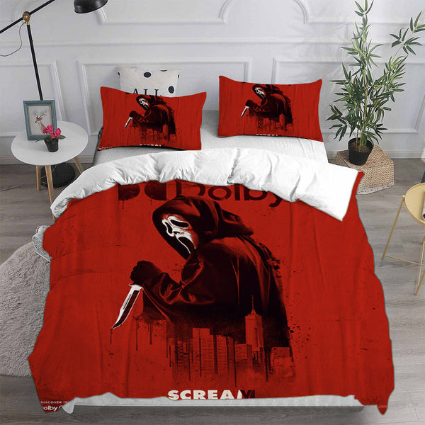 Scream VI Bedding Sets Duvet Cover Comforter Set