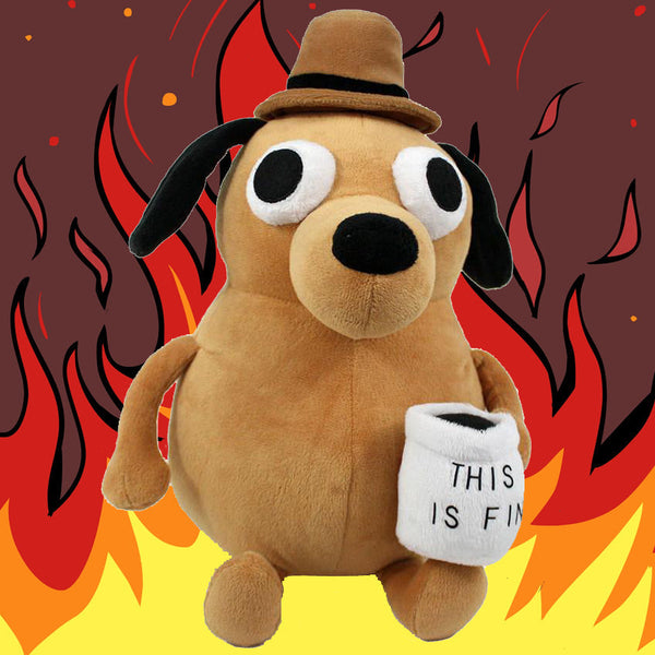 This is Fine Plush Dog Toy For Halloween Doll Props