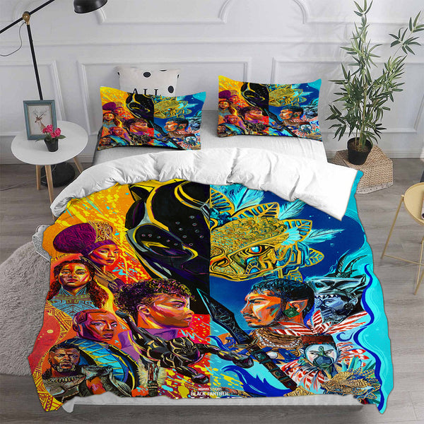 Black Panther: Wakanda Forever Bedding Sets Duvet Cover Comforter Set
