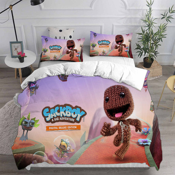 Sackboy A Big Adventure Bedding Sets Duvet Cover Comforter Set