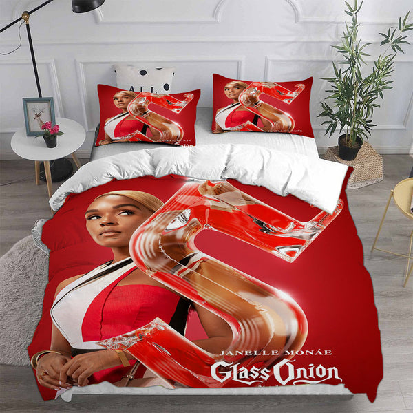 Glass Onion: A Knives Out Mystery Bedding Sets Duvet Cover Comforter Set