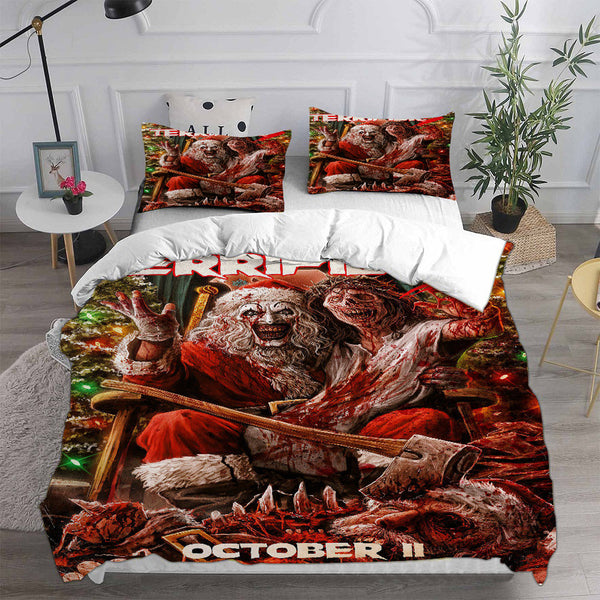 Terrifier 3 Bedding Set Duvet Cover Comforter Sets