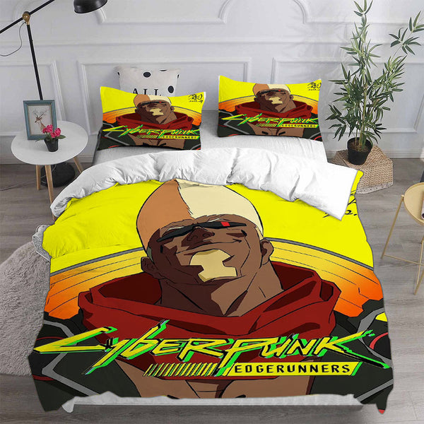 Cyberpunk Edgerunners Bedding Sets Duvet Cover Comforter Set