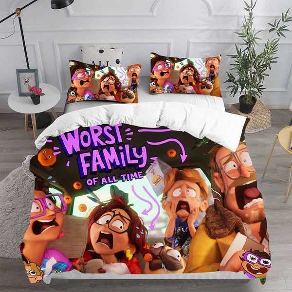 The Mitchells Vs The Machines Cosplay Bedding Sets Duvet Cover Halloween Comforter Sets