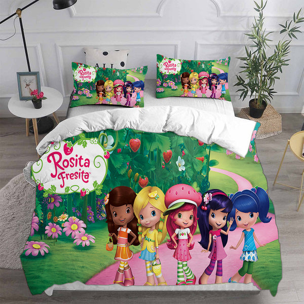 Strawberry Shortcake's Berry Bitty Adventures Bedding Set Duvet Cover Comforter Sets