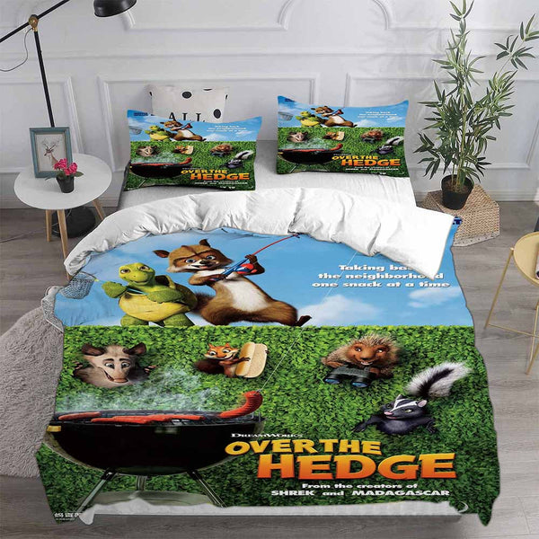 Over the Hedge Bedding Set Duvet Cover Comforter Sets