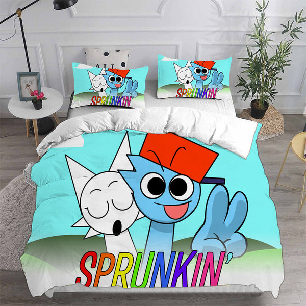 Sprunki Bedding Set Duvet Cover Comforter Sets