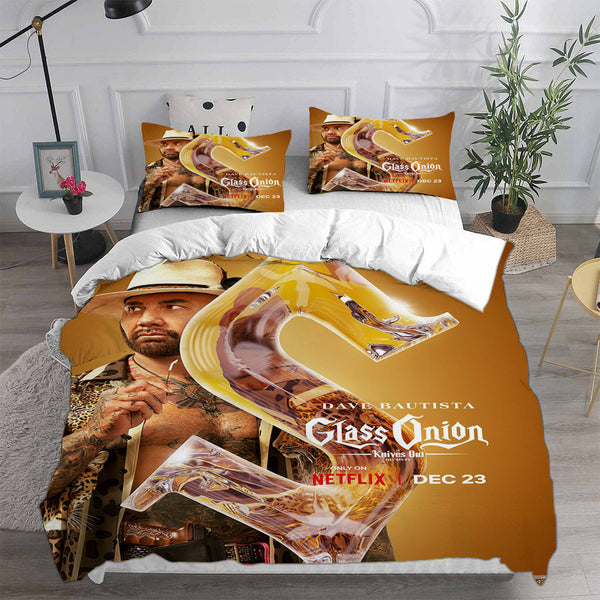 Glass Onion: A Knives Out Mystery Bedding Sets Duvet Cover Comforter Set