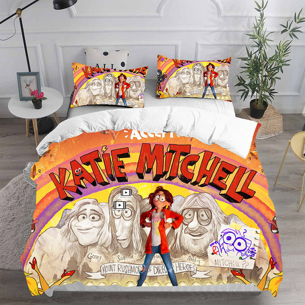 The Mitchells Vs The Machines Cosplay Bedding Sets Duvet Cover Halloween Comforter Sets