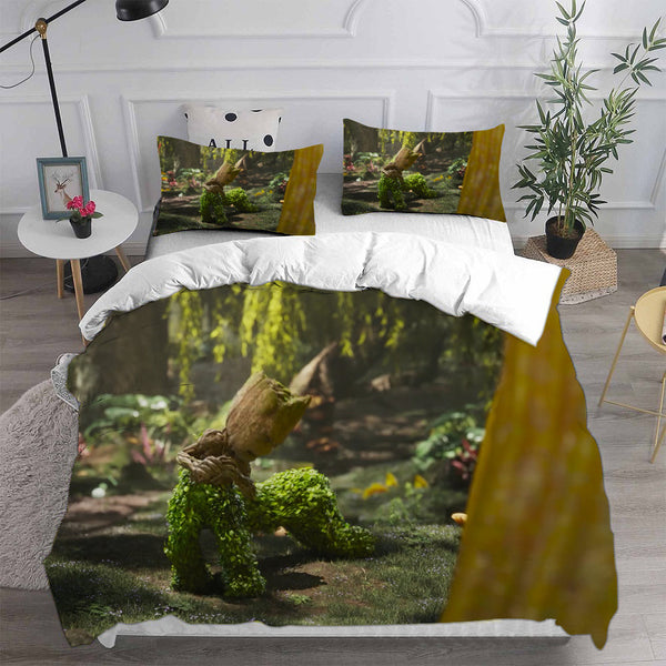 I Am Groot Bedding Sets Duvet Cover Halloween Cosplay Comforter Sets