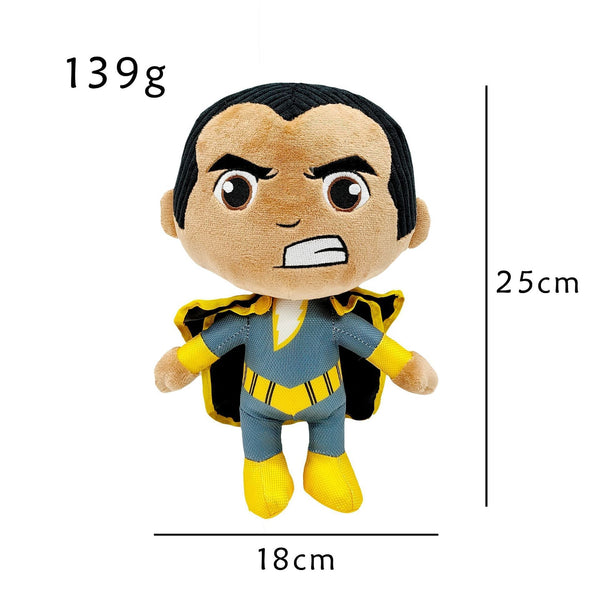Black Adam Plush Toy Stuffed Animal Plushies Doll Birthday Gifts For Kids