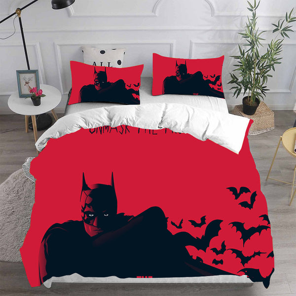 The Batman Cosplay Bedding Sets Duvet Cover Halloween Comforter Sets