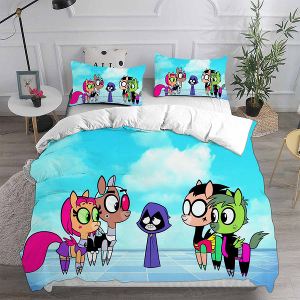 Teen Titans Go Bedding Sets Duvet Cover Comforter Sets